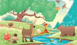 小森林漫画,田园生活的温馨画卷